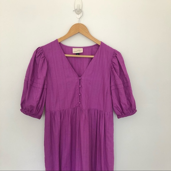 Universal Thread Purple Cottagecore Dress - Picture 4 of 14
